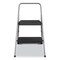 Cosco 2-Step Folding Steel Step Stool, 200 lb Capacity, 17.38w x 18d x 28.13h, Cool Gray 11-135CLGG1 - alternate 7